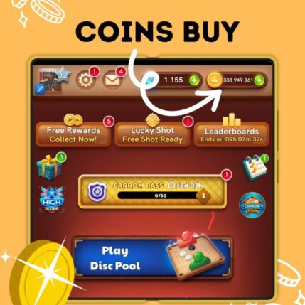 Buy Carrom Pool Coins – Lowest Prices for 10M–20M